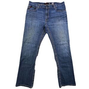 Ariat FR M4 Relaxed Boot Jeans Mens 40x34 Flame Resistant Blue Denim Western